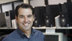 Nicola in server room